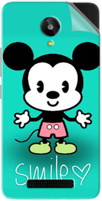 Snooky Lava Iris X1 Selfie Mobile Skin(Green)