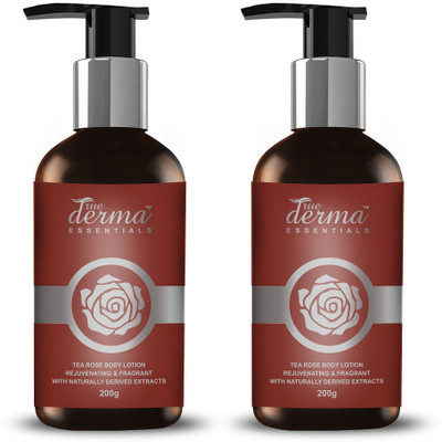 True Derma Essentials Tea Rose-Rejuvenating & Fragrant Body Lotion(400 ml)