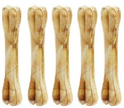 SAWAY Export Quality Digestible Calcium Treat Natural Bones 10 inch 5 pcs Chicken Dog Chew(1 kg, Pack of 5)