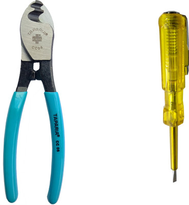 TAPARIA CC-06 cable cutter 6 inch and 813 tester pack of 2 home tool kit for all home and professional use Hand Tool Kit(2 Tools)