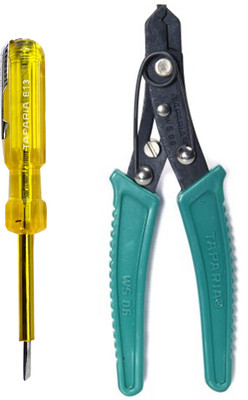 TAPARIA wire stripper ws-06 and tester 813 pack of 2 Hand Tool Kit(2 Tools)