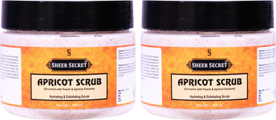 

Sheer Secret Apricot Scrub 300ml (Pack of 2) Scrub(600 ml)