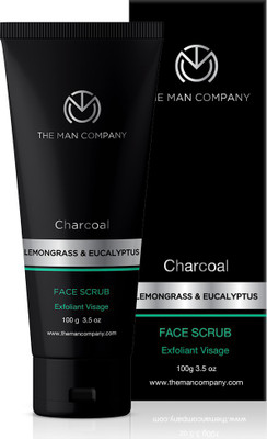 

The Man Company Charcoal Face Scrub for Exfoliation, Anti-acne & Pimples, Blackhead Removal Scrub(100 g)