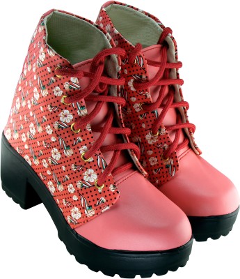 SPPIF Boots For Women(Pink)