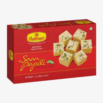

Haldiram's Soan Papdi (Pack of 1)(1 kg, Box)