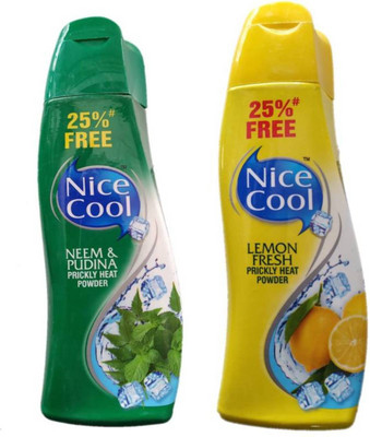 NICE COOL neem&lemon powder pack of 2(2 x 150 g)