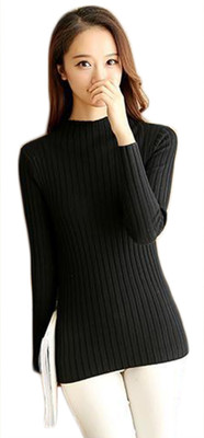 SDK Round Neck Striped Women Pullover