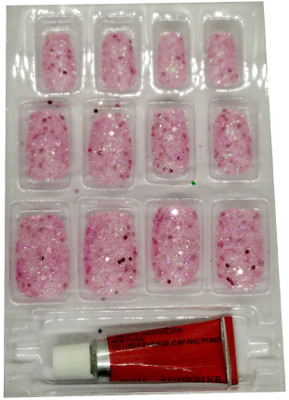 

Perky Sack French Style Designer Nails 5 Multi, Light Pink(Pack of 12)