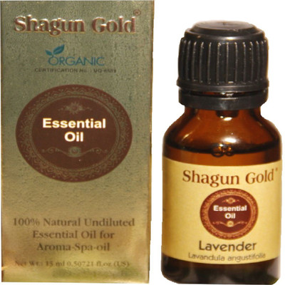

SHAGUN GOLD 100% pure Lavender Essential Oil, Therapeutic Grade Lavender Oil (15 ml)(15 ml)