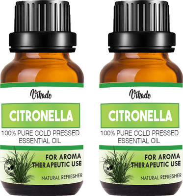 

VIHADO Citronella Essential Oil 100% Pure Natural Essential Oil (15 ml) (Pack of 2)(15 ml)