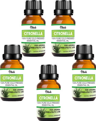 

VIHADO 100% Natural Citronella oil (18 ml) (Pack of 5)(18 ml)