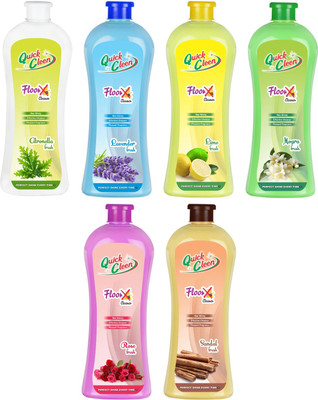 

Quick Cleen FLOORX CLEANER 6 pc pack NA(6 L, Pack of 6)