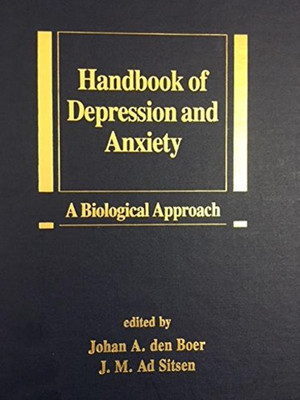 Handbook Of Depression And Anxiety(English, Hardcover, unknown)