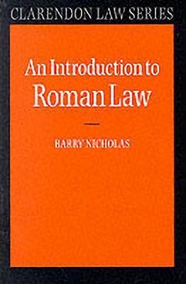 An Introduction to Roman Law(English, Paperback, Nicholas Barry)