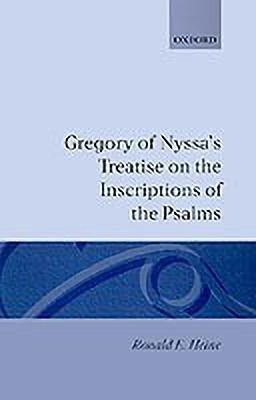 Gregory of Nyssa's Treatise on the Inscriptions of the Psalms(English, Hardcover, Gregory of Nyssa)