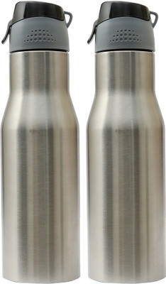 STYLE HOMEZ 750 ml Steel Sipper(Pack of 2, Silver)