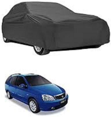 Gargi Traders Car Cover For Tata Indigo eCS (With Mirror Pockets)(Grey)