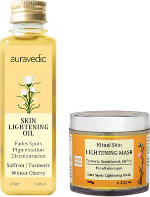 

Auravedic Pigmentation Mask And Oil Combo(Set of 2)