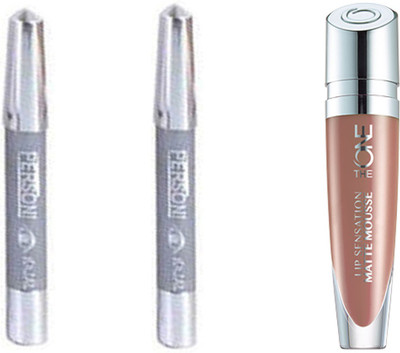 

Oriflame Sweden The ONE Lip Sensation Matte Mousse 5ml sensual latte with parsoni kajal 2 pcs(Set of 3)