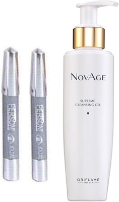 

Oriflame Sweden Supreme Cleansing Gel with parsoni kajal 2 pcs(Set of 3)