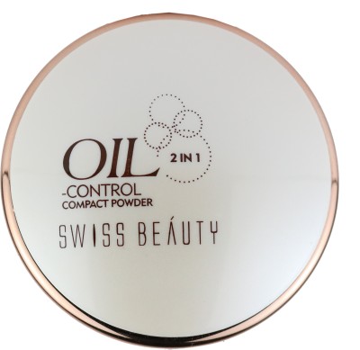 

Swiss Beauty Oil Control 2 in 1 Compact Powder - Light Medium 02 Compact(light medium)