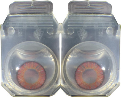 

Iconic Eye Hot Spice Red Monthly Contact Lens(0.0, red, Pack of 2)