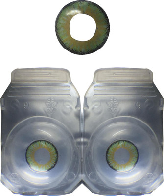 

CRYSTAL EYE Green Grey Dark Blue 3 pair Monthly Contact Lens(0.0, green, grey, dark blue, Pack of 3)