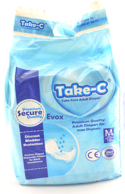 

Evox Unisez Take-C Adult Diapers Adult Diapers - M(10 Pieces)
