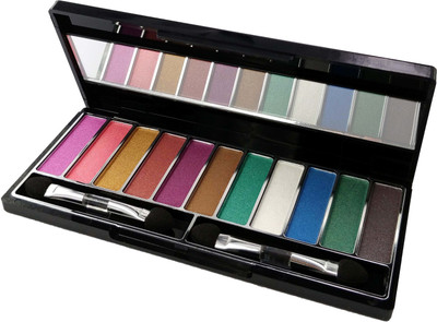 

One Personal Care 11 Color Professional Eye Shadow Kit (3716-11-02) 13.2 g(Blue, Brown, Gold, Pink, Green, Orange, Purple, Peach, Grey)