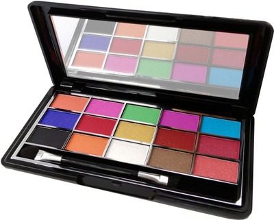 

One Personal Care 15 Color Professional Eye Shadow Kit (9915A-01) 9.75 g(Blue, Pink, Green, Orange, Purple, Peach, Black, Red, White, Brown)