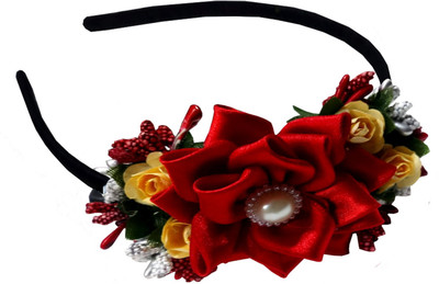 

MorningGlory Premium Grade Quality Handmade Head Band(Orange, Red, Silver, Beige, Yellow)