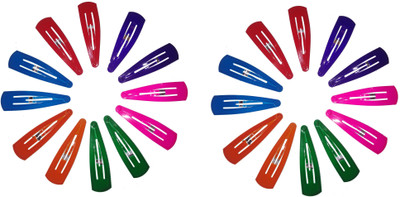 

RK Trends Tik Tak Clip ~ Kids Clip ~ Hair Clip Pack of 12 Mixed Size 1.5 Inch 12 Set Tic Tac Clip(Multicolor)