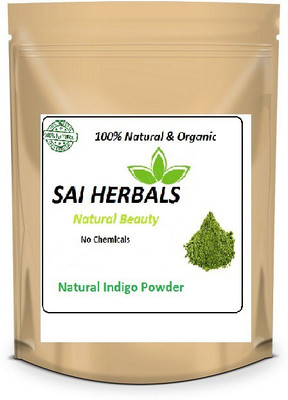 

SAI HERBALS Essentials Indigo Powder for Hair & Beard Dry 100% Organic & Natural - 400gms. Hair Color(Black)