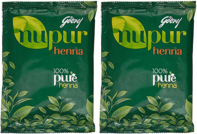 

Godrej Nupur Henna - 120g (Pack of 2) Hair Color(Black)
