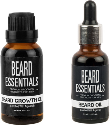 

Beard Essentials Hair Vitalizer and Beard Growth Oil Hair Oil & Organic Moustache and Beard Oil Hair Oil(60 ml)