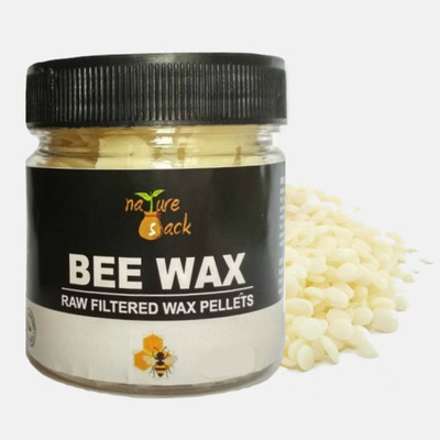 

NatureSack Unrefined Triple Filtered Beeswax Pellets (100g) No Added Flavors(Pack of: 1, 100 g)