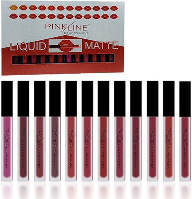 

Pink Line Soft Matte Liquid Lipstick DELUXE GOLD RICH RED(DELUXEGOLD RICH REDRAINBOWSTRONG PEACHGRAPEFRUITAPRICOT)