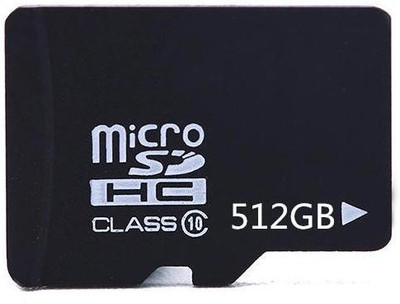 

pamworld memory card89596 512 GB MicroSD Card Class 10 80 MB/s Memory Card