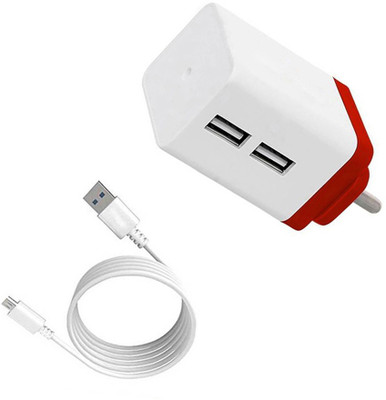DAKRON Wall Charger Accessory Combo for HTC One(White)