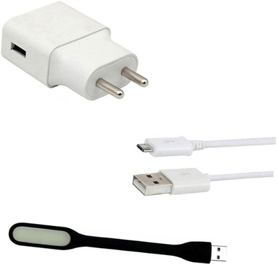 DAKRON Wall Charger Accessory Combo for HTC One(White)