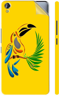 Snooky Micromax Canvas Juice 3 Plus Q394 Mobile Skin(Yellow)