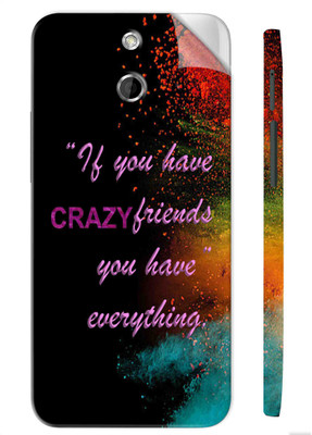 Snooky Crazy Friends 1260M-SknHtE8 Htc One E8 Mobile Skin(Multicolor)