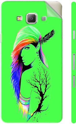 Snooky Samsung Galaxy E7 Mobile Skin(Green)