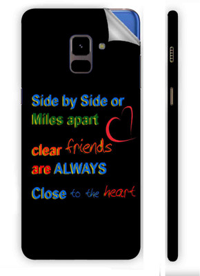 Snooky Samsung Galaxy A8 Plus Mobile Skin(Black)