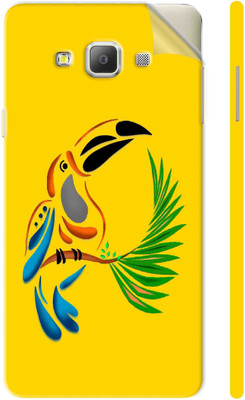 Snooky Samsung Galaxy A7 Mobile Skin(Yellow)