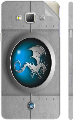 Snooky Samsung Galaxy E7 Mobile Skin(Blue)