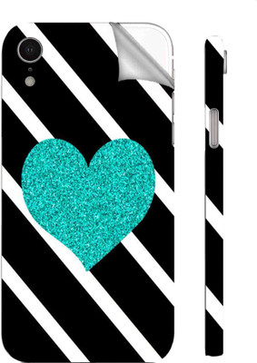 Snooky Apple iPhone XR Mobile Skin(Black)