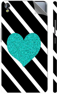 Snooky Micromax Canvas Juice 3 Plus Q394 Mobile Skin(Black)