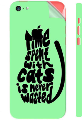 Snooky Apple iPhone 5c Mobile Skin(Green)