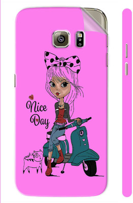 Snooky Samsung Galaxy S7 Edge Mobile Skin(Pink)